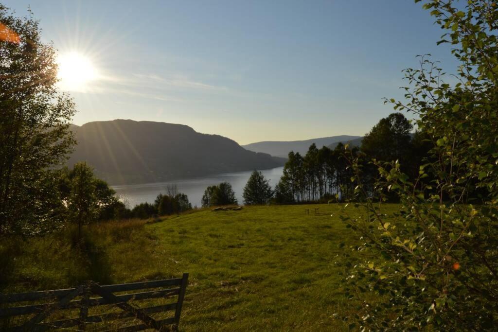 Stille Og Fredelig Ved Fjord Og Fjell Valsøybotn Dış mekan fotoğraf